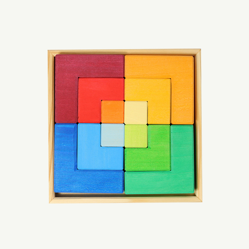 Rainbow Square Puzzle