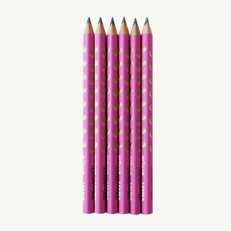 Groove Jumbo B Pencil Pink (6개입)
